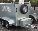 7x4x4 twin wheel box with side vents