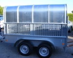 8x4 twin wheel trailer with side extensions