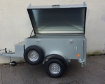 5x3 trailer with toolbox  roof bars spare prop wheel - jockey (2)
