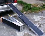 6ft & 7ft 500kg FOLDING ALUMINIUM RAMPS (3)