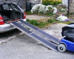 6ft & 7ft 500kg FOLDING ALUMINIUM RAMPS (8)