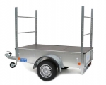 7x4 canoe rack trailer with covered lid (2)