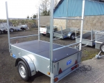 7x4 canoe rack trailer with covered lid (4)