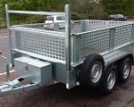 8x4 & 8x5 removable meshside trailers (2)