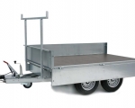 builders dropside 8x5 trailer with  ladder rack (10)