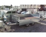 builders dropside 8x5 trailer with  ladder rack (11)