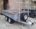 builders dropside 8x5 trailer with  ladder rack (4)